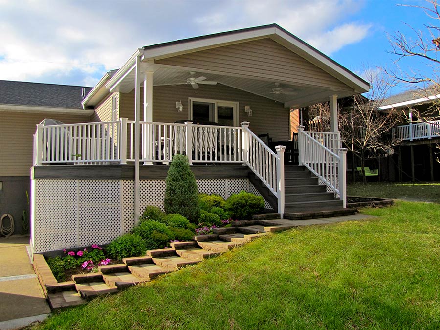 deck and porch