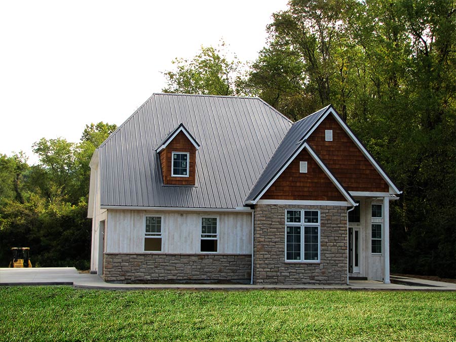 House with a Metal Roof